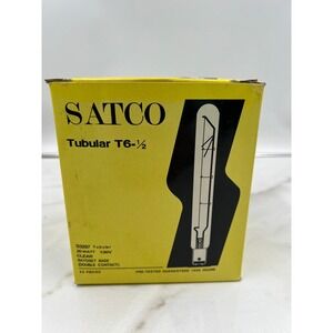 SATCO S3297 Tubular 20 Watt 130 Volt Clear Bayonet Base Light Bulbs 11 Pieces